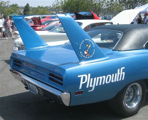 plymouth roadrunner with big spoiler.